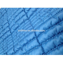 Padded winter embroidery quilting jacket/garment fabric